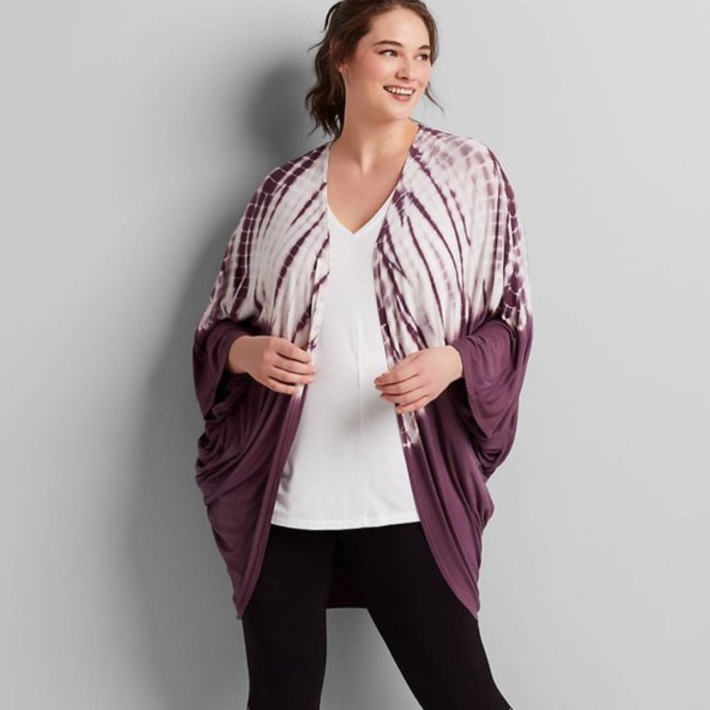 LIVI Active Purple Tie-Dye Overpiece